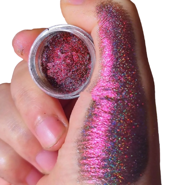 Sombra de ojos pigmentada cromada brillante Envase compacto 2