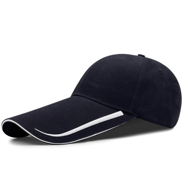 Sombrero con visera extendida azul oscuro M