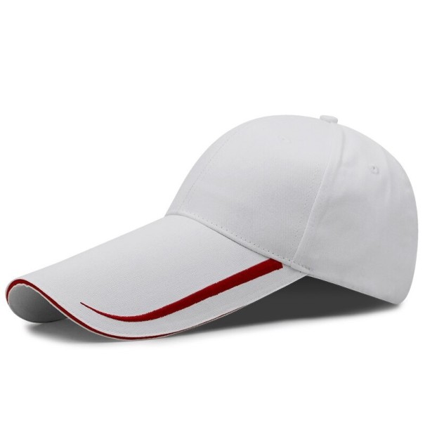 Sombrero con visera extendida blanco L Sombrero con visera extendida blanco L