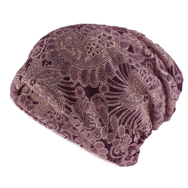 Sombrero de mujer con agujero lavanda