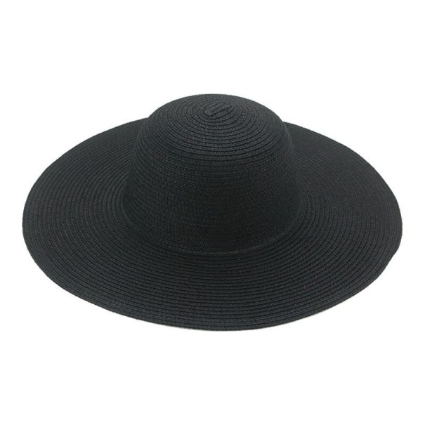 Sombrero de paja Z170 negro