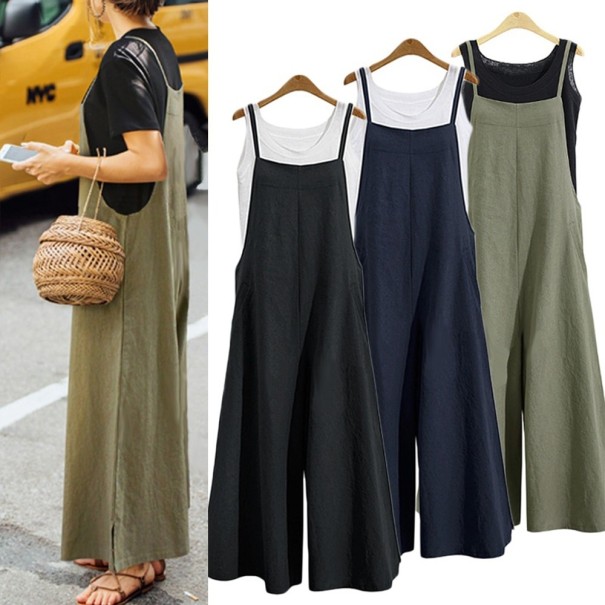 Sommar jumpsuit för kvinnor med remmar