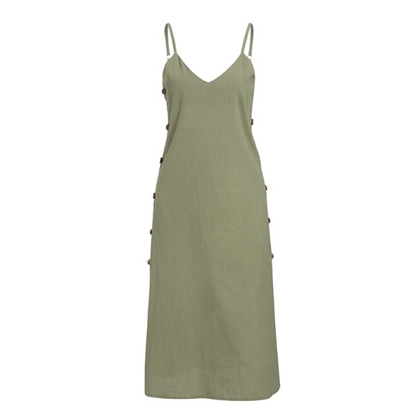 Sommarklänning Arianna armégrön XS
