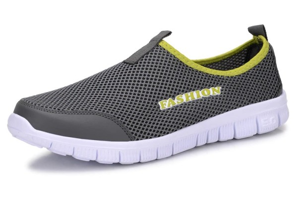 Sommer slip-on sko mørkegrå 40
