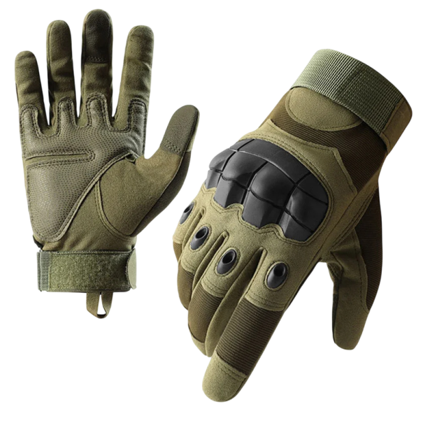 Sommer Vollfinger Motorradhandschuhe Atmungsaktive Motorradhandschuhe Touchscreen Anti-Rutsch Wasserdichtes Nylon grün L