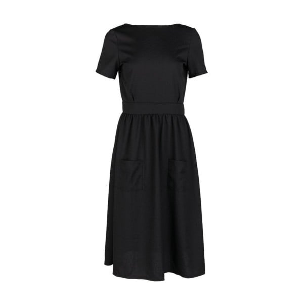 Sommerkleid mit freiliegendem Rücken A1462 schwarz S