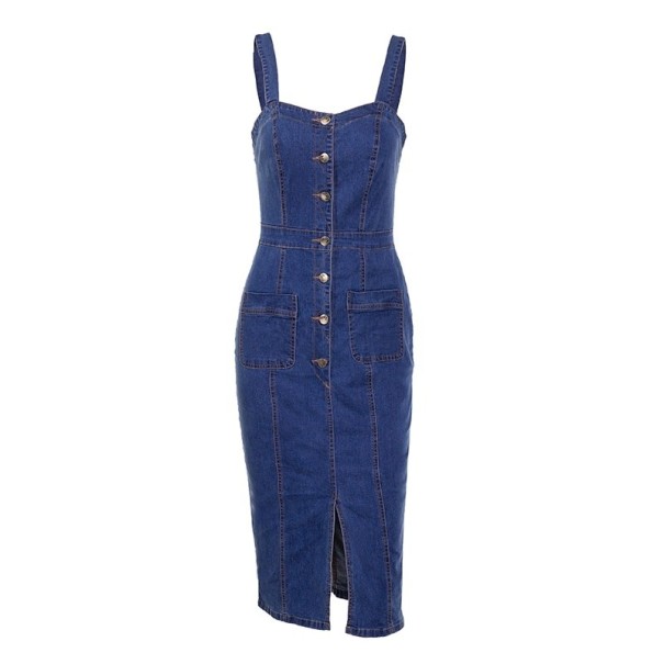 Sommerkleid mit Knöpfen S