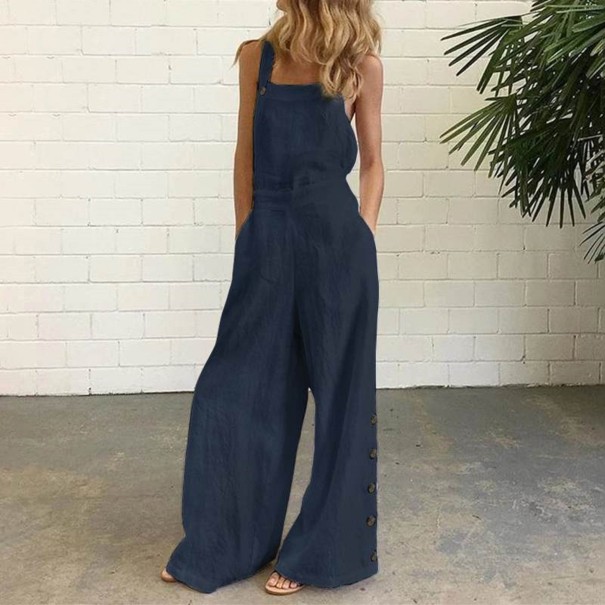 Sommeroverall für Damen A2059 dunkelblau M