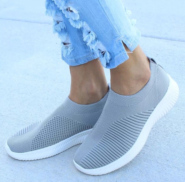 Sommerschuhe für Damen J820 grau 43