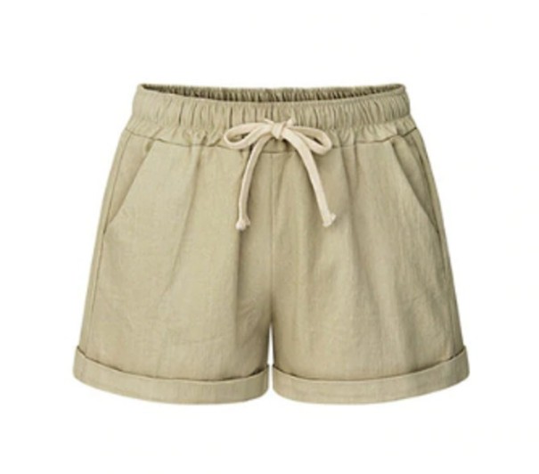 Sommershorts für Damen beige 3XL