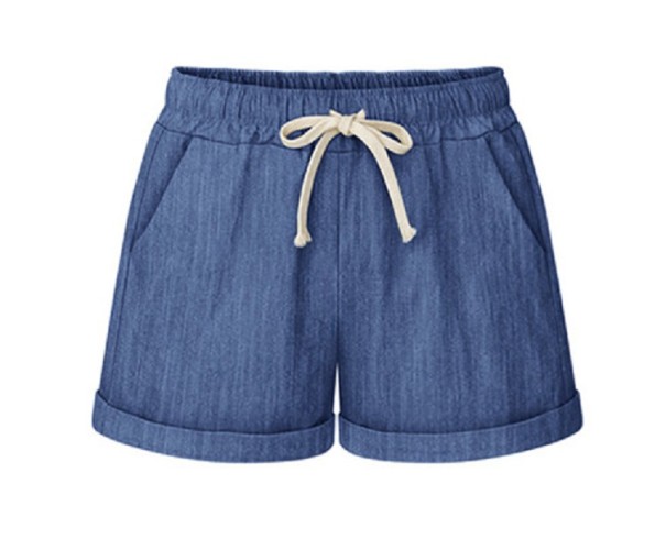 Sommershorts für Damen dunkelblau XL