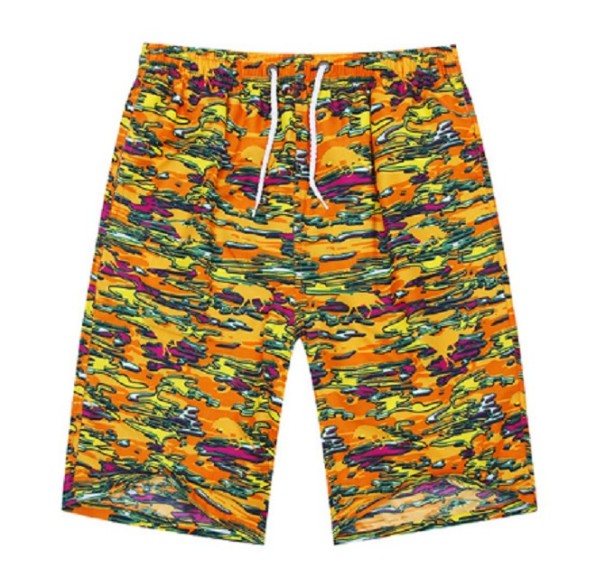 Sommershorts til par - Gul M Herre