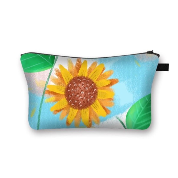 Sonnenblumen-Kosmetiktasche für Damen 19