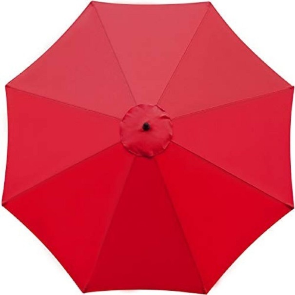 Sonnenschirmplane rot 3 m