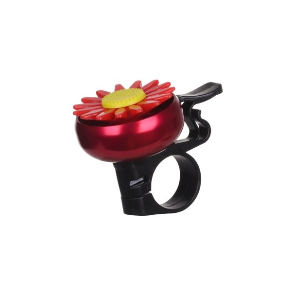 Sonnette pour enfant en forme de fleur rouge