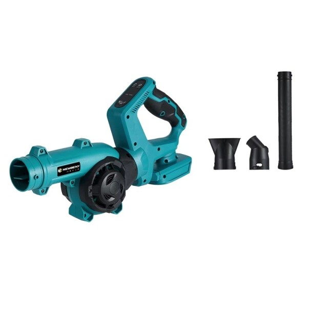 Soplador de hojas de jardín 350 km/h 3 velocidades alimentación de litio verde-negro soplador a batería compatible con baterías Makita 18V 1