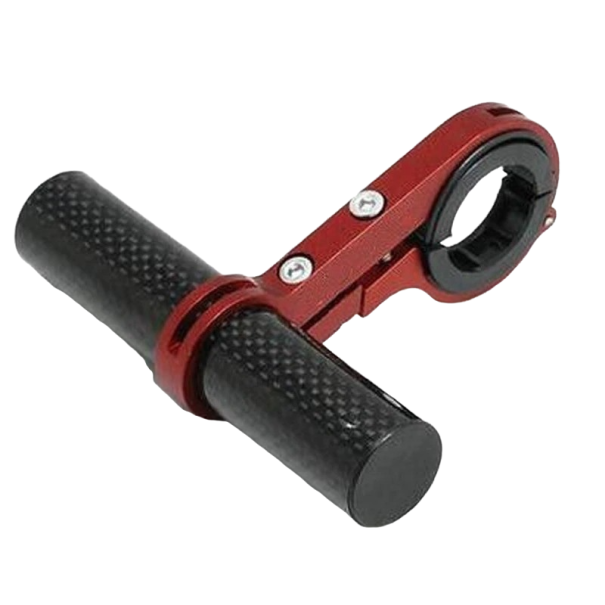 Soporte de extensión de manillar 10 cm rojo