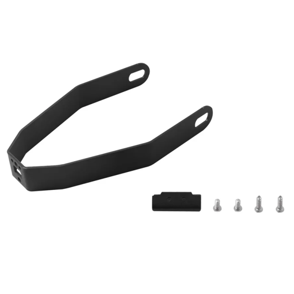 Soporte de guardabarros trasero para patinete eléctrico Xiaomi Pro2 Soporte de plástico resistente con tornillos de montaje Estabilización negro