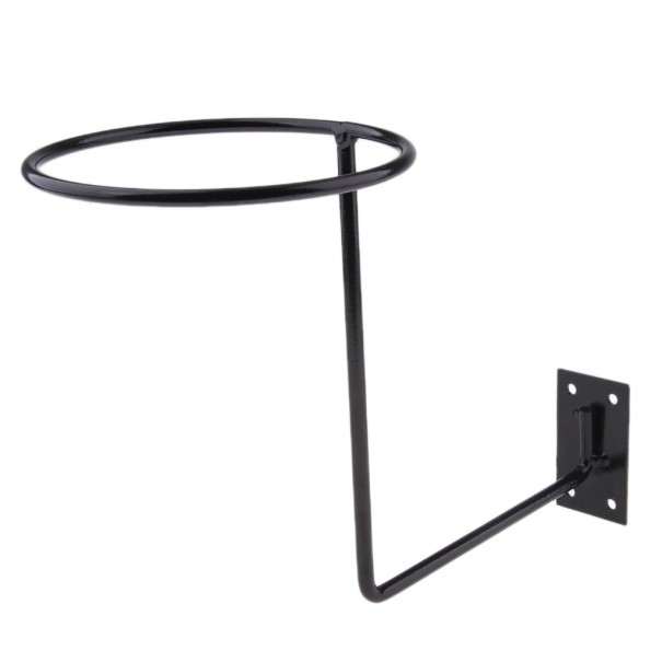 Soporte de pared para casco negro