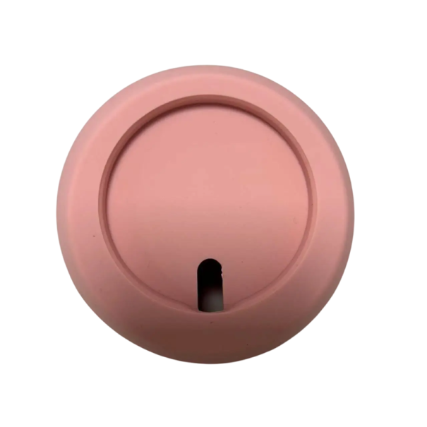 Soporte de silicona para estación de carga MagSafe Soporte de cargador redondo Base estable Protección de superficie Accesorios para iPhone rosa