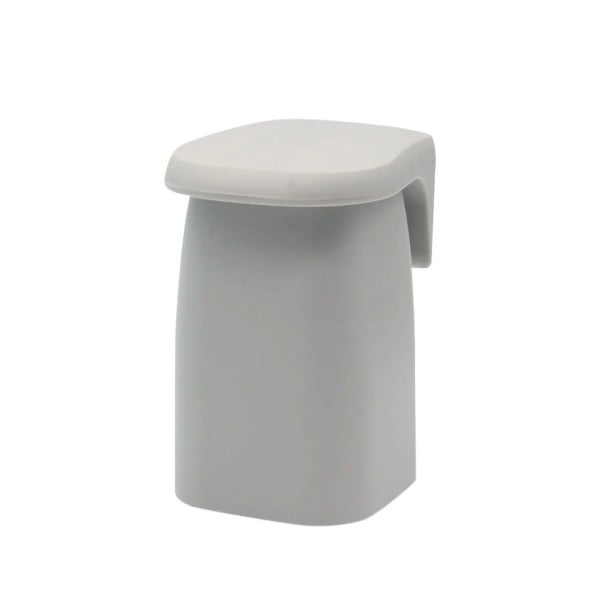Soporte de succión magnético para enjuague bucal y cepillo de dientes 10,5x6,5 cm Organizador de pared para baño Drenaje de ducha Accesorios gris