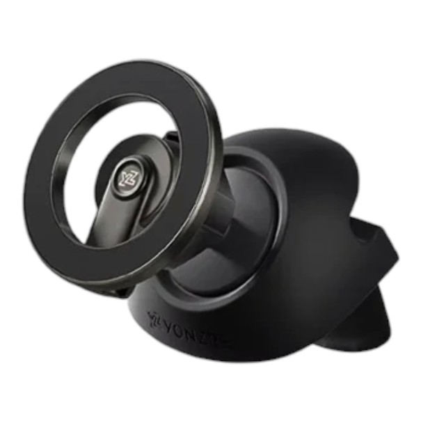 Soporte magnético para móvil para Tesla Model 3 Highland y Model Y Juniper Compatible con MagSafe Articulación giratoria Negra Para el salpicadero 1