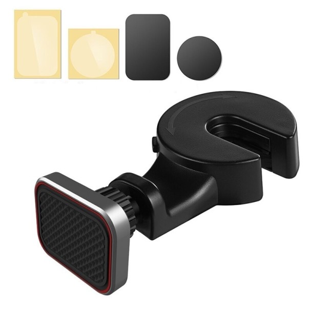 Soporte magnético para teléfono de coche rojo