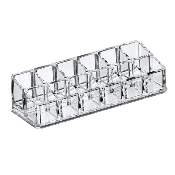Soporte para brochas organizador transparente de maquillaje soporte acrílico para brochas y herramientas cosméticas para un almacenamiento ordenado 1