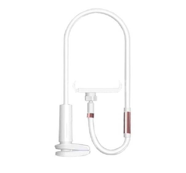 Soporte para tablet con clip 130 cm rosa