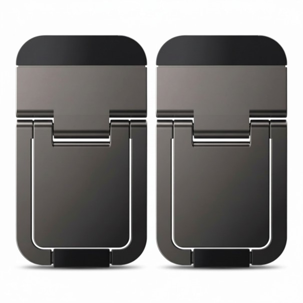 Soporte plegable para laptop 2 unidades con patas ajustables y abatibles soporte portátil para mejor flujo de aire universal negro