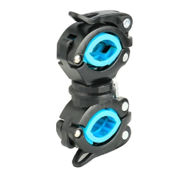 Soporte universal para luz de bicicleta azul claro