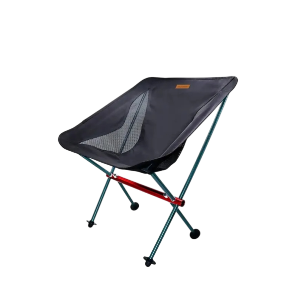 Sort Fiskestol 68 x 56 x 58 cm Let Fiskestol Sammenklappelig Campingstol Komfortable Siddepladser ved Vandet 1