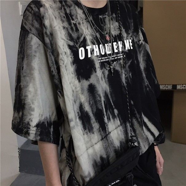 Sort oversized T-shirt til kvinder L