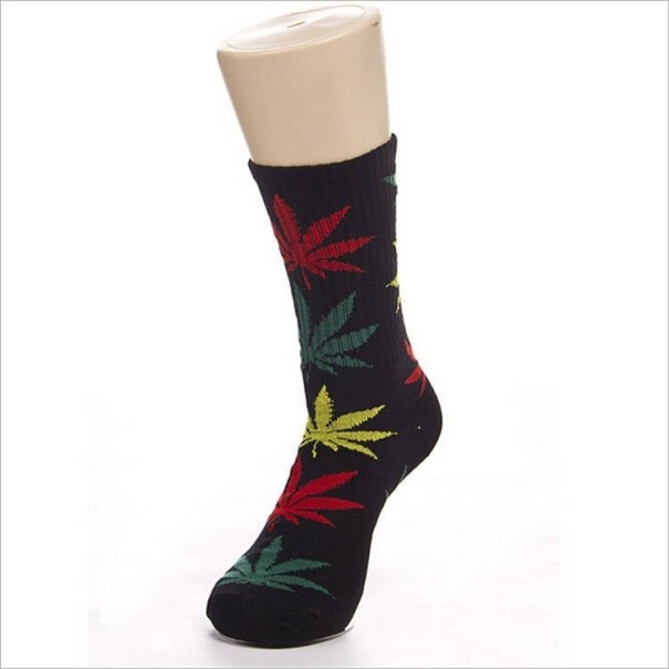 Șosete bărbătești cu motiv de marijuana 18