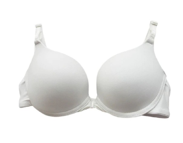 Sottile reggiseno con chiusura frontale bianco 75B