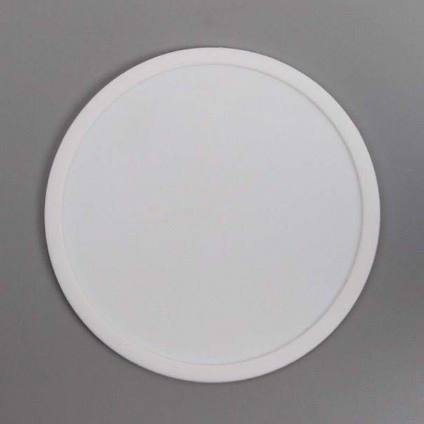 Sottobicchiere in silicone bianco