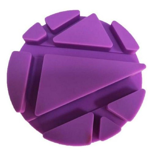 Sottobicchiere in silicone con rilievi 3