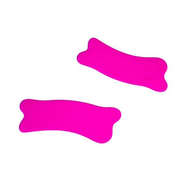 Sottopiede in silicone per ciglia 1 paio 2 pz Sottopiede in silicone riutilizzabile per laminazione e allungamento ciglia Strumento professionale rosa