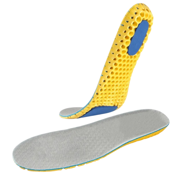 Sottopiedi in gel colore neutro Sottopiedi ortopedici per alleviare il dolore ai piedi Comfort durante la camminata Supporto dell'arco Materiale traspirante grigio 37