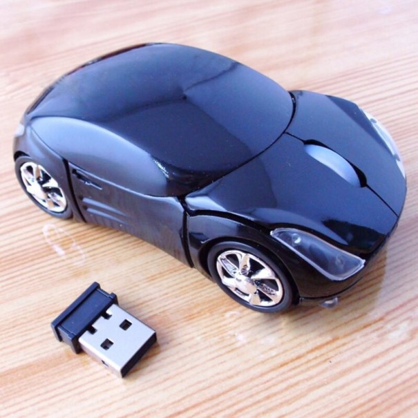 Souris sans fil Auto noir