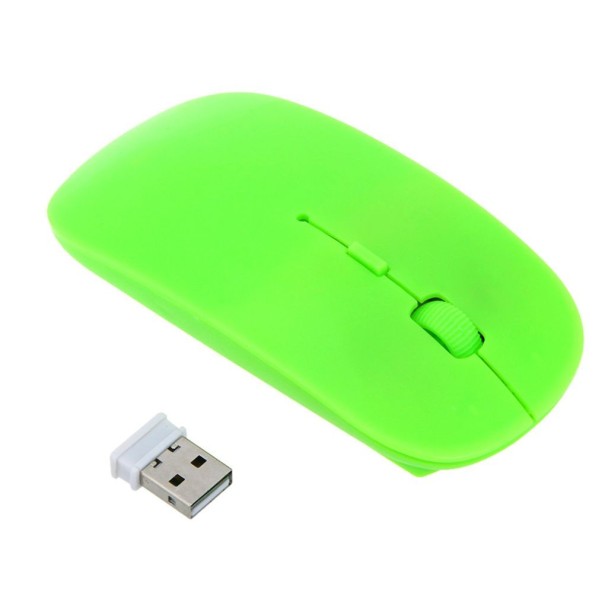 Souris sans fil fine H9 vert