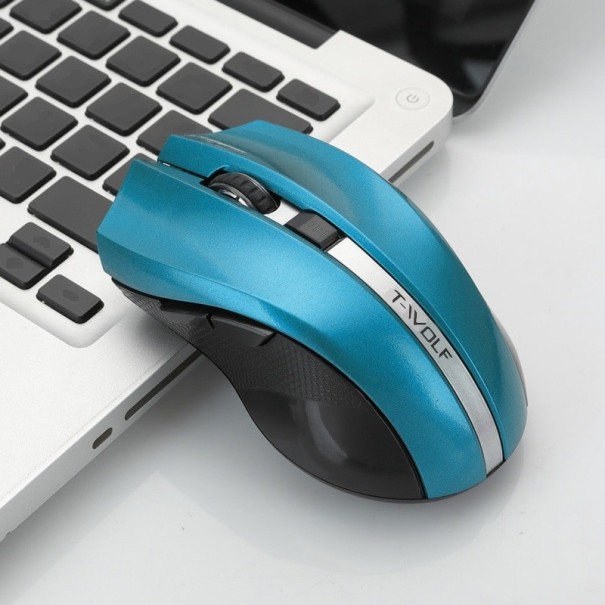 Souris sans fil silencieuse 1800 DPI turquoise