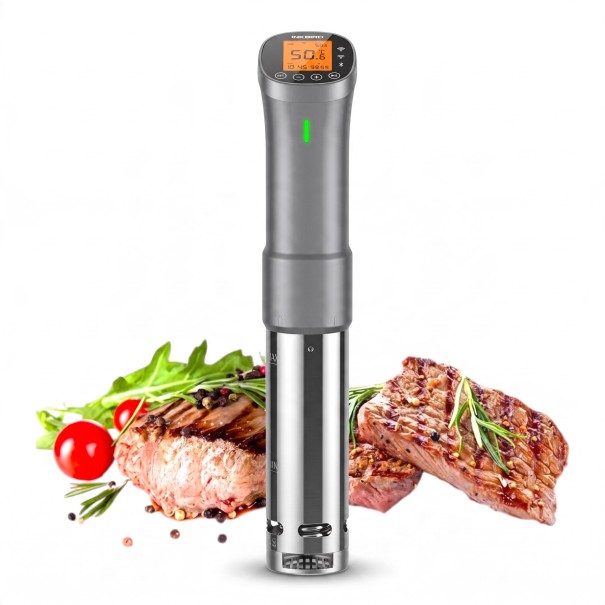 Sous vide ponorný varič INKBIRD ISV-101W WiFi a aplikácia s receptami 1000 W Presnosť 0,1 °C 0–90 °C Otočný gombík EU zásuvka Biela 1