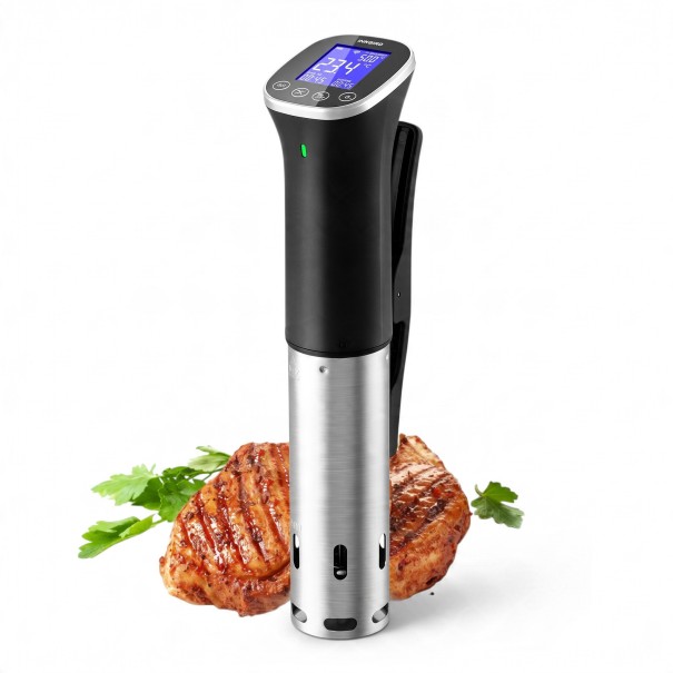 Sous vide ponorný varič INKBIRD ISV-200W WiFi a aplikácia s receptami 1000 W Presnosť 0,1 °C 0–90 °C EU zástrčka Čierny Na varenie mäsa 1