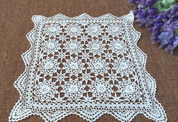 Sousplat de Renda C240 branco