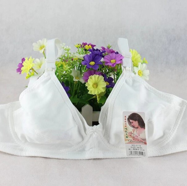 Soutien-gorge d'allaitement pour mamans J1956 blanc 75