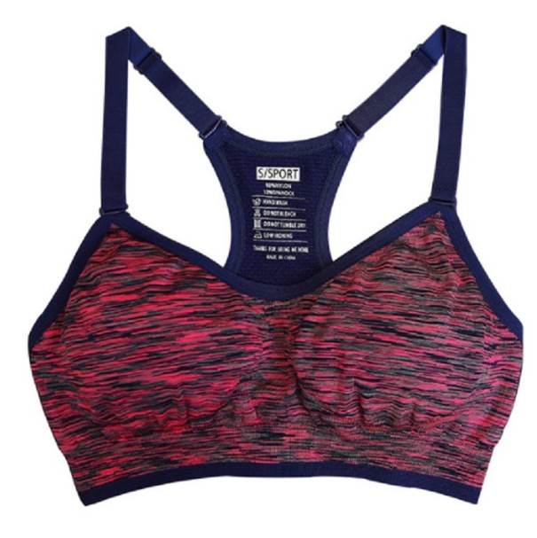 Soutien-gorge de sport J2735 bordeaux L