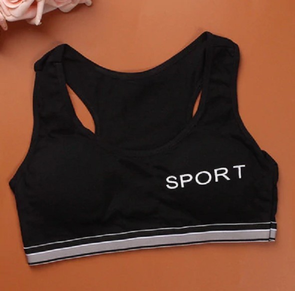 Soutien-gorge de sport pour filles A91 noir