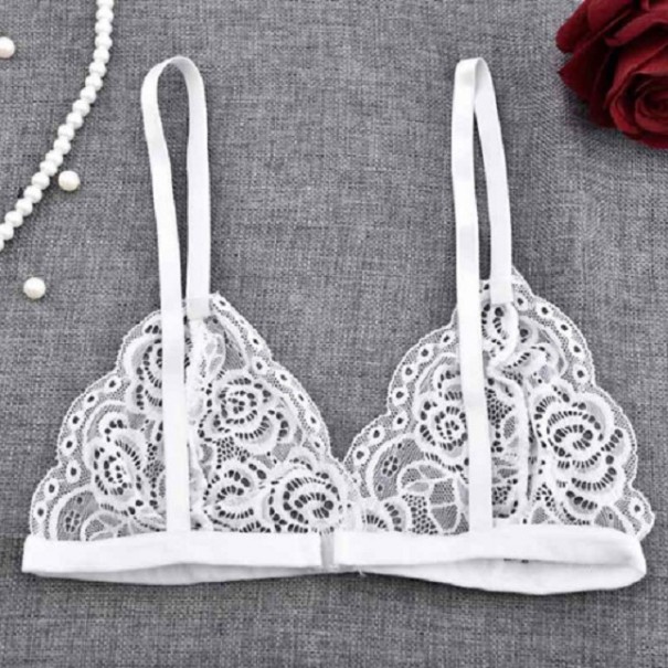Soutien-gorge en dentelle dans un design intéressant J1352 blanc