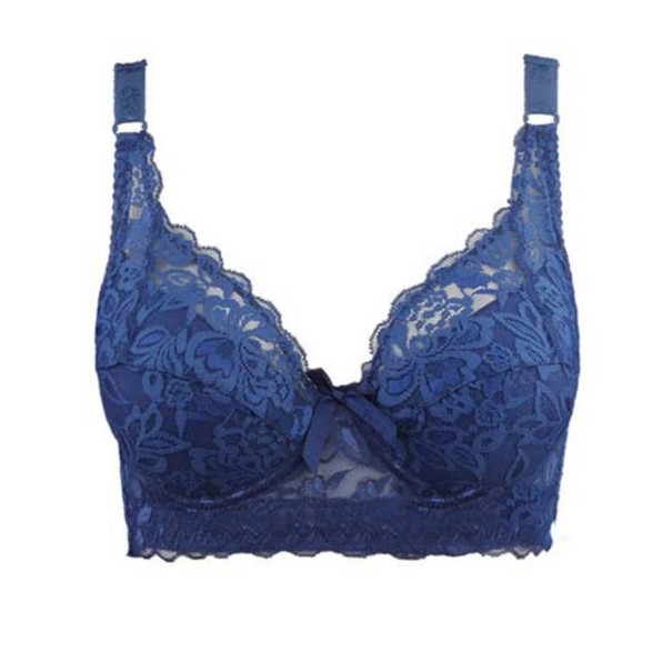 Soutien-gorge en dentelle Liana bleu 90D